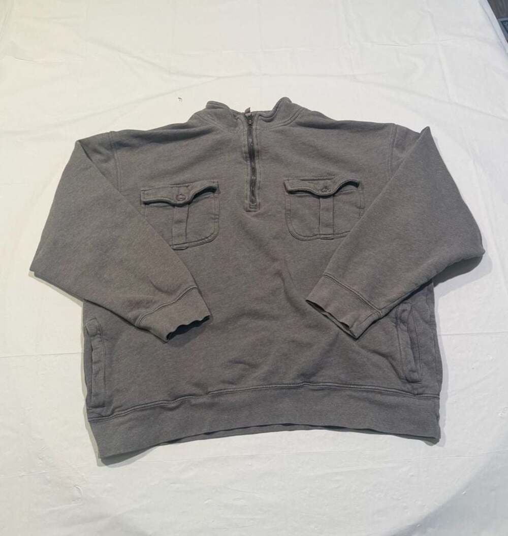 Magellan Sportswear Quarter-Zip Utility‎ Sweatshirt with Chest Pockets